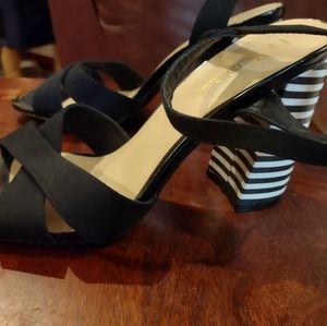 Nicolle Miller Black and White heels